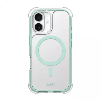 LAUT AERO PROTECT puhelinkotelo minttu läpinäkyvä iPhone 17