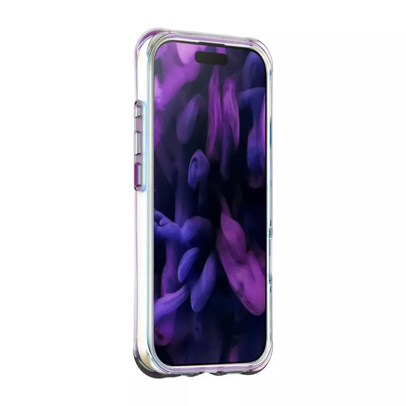 LAUT Aero Holo -suojakuori iPhone 17:lle, MagSafe-yhteensopiva, polykarbonaatti/TPU, Holo Pearl
