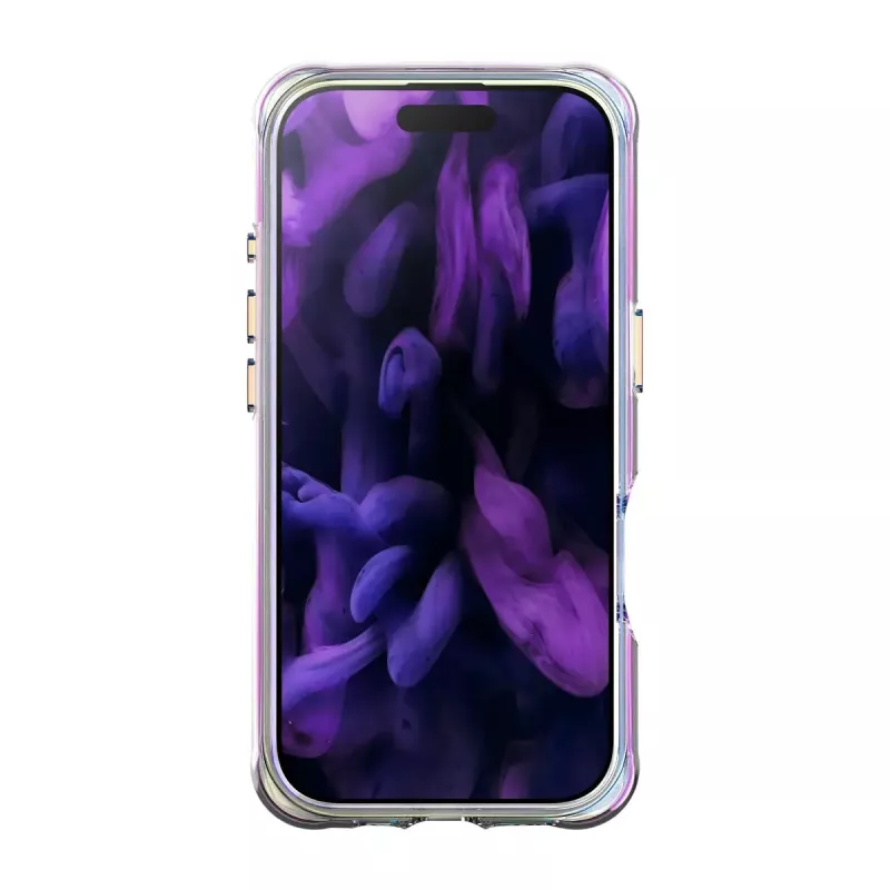 LAUT Aero Holo -suojakuori iPhone 17:lle, MagSafe-yhteensopiva, polykarbonaatti/TPU, Holo Pearl