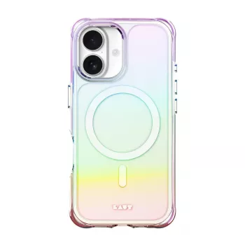 Cover LAUT AERO HOLO iPhone 17 16 cm läpinäkyvä helmiäinen