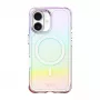 LAUT Aero Holo -suojakuori iPhone 17:lle, MagSafe-yhteensopiva, polykarbonaatti/TPU, Holo Pearl