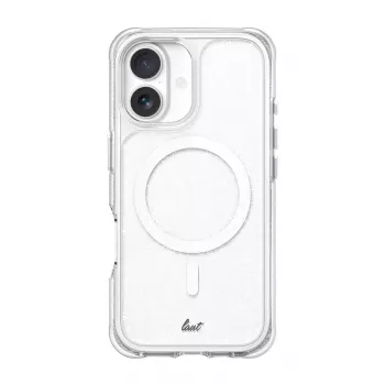 Cover LAUT AERO SPARKLE iPhone 17 16 cm hopea läpinäkyvä