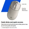 Langaton hiiri HP 400 hiljainen sininen molempikätinen 6000 DPI 5 painiketta