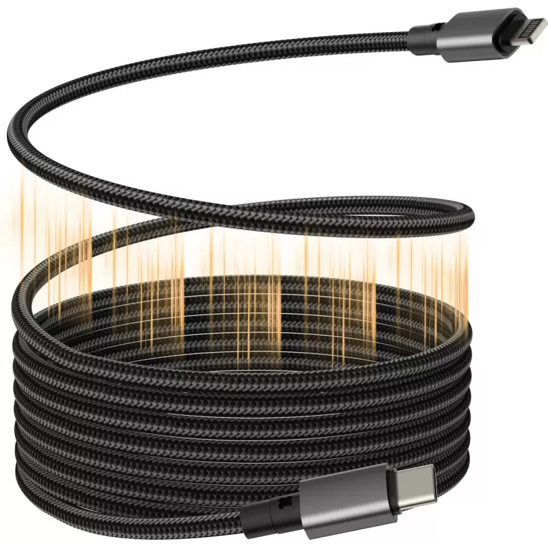 Vision TC 1MLTGMAG/BL magneettinen Lightning-kaapeli, 1 m, musta