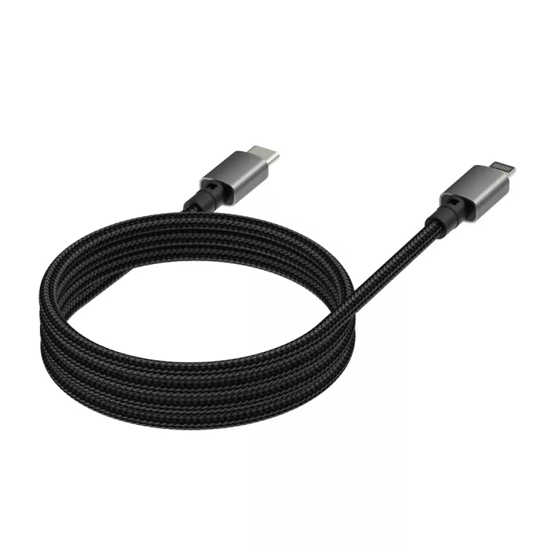 Vision TC 1MLTGMAG/BL magneettinen Lightning-kaapeli, 1 m, musta