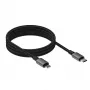 Vision TC 1MLTGMAG/BL magneettinen Lightning-kaapeli, 1 m, musta