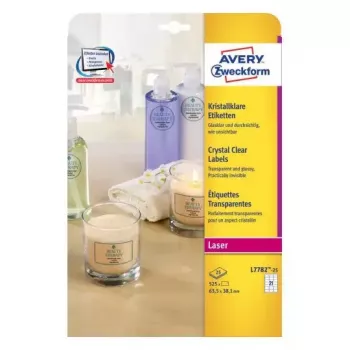 Itseliimautuva tarra Avery L7782-25 pyöristetty suorakaide