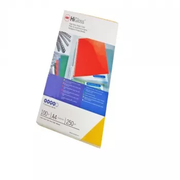 GBC sidontakannet HiGloss A4 250 g/m², A4, kartonki, sininen, kiiltävä, 250 g/m², 100 kpl