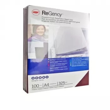 GBC sidontakannet Regency A4, A4, nahka, kartonki, musta, 211 mm, 299 mm, 45 mm