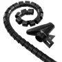 Hama Kabelbündelschlauch Easy Cover, 1,5 m, 30 mm, musta kaapelisarja