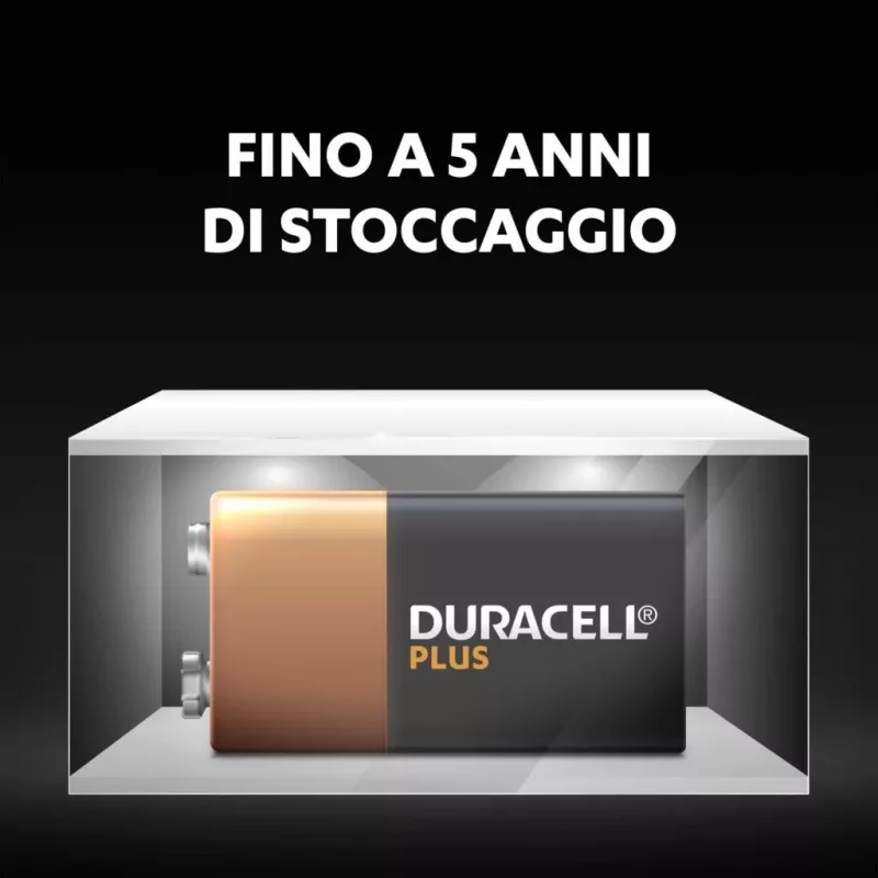 Duracell Plus kertakäyttöparisto 9V alkalinen