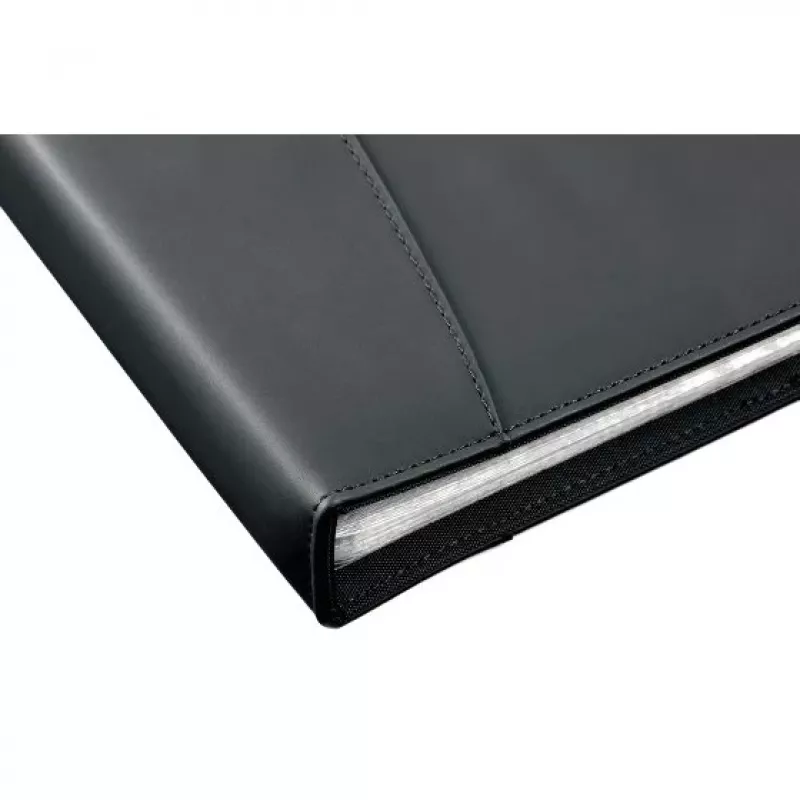 Rexel Soft Touch Smooth A4 esittelykansio 36 taskua musta, musta, polypropeeni (PP), 36 taskua, A4, 648,5 g, 237 mm