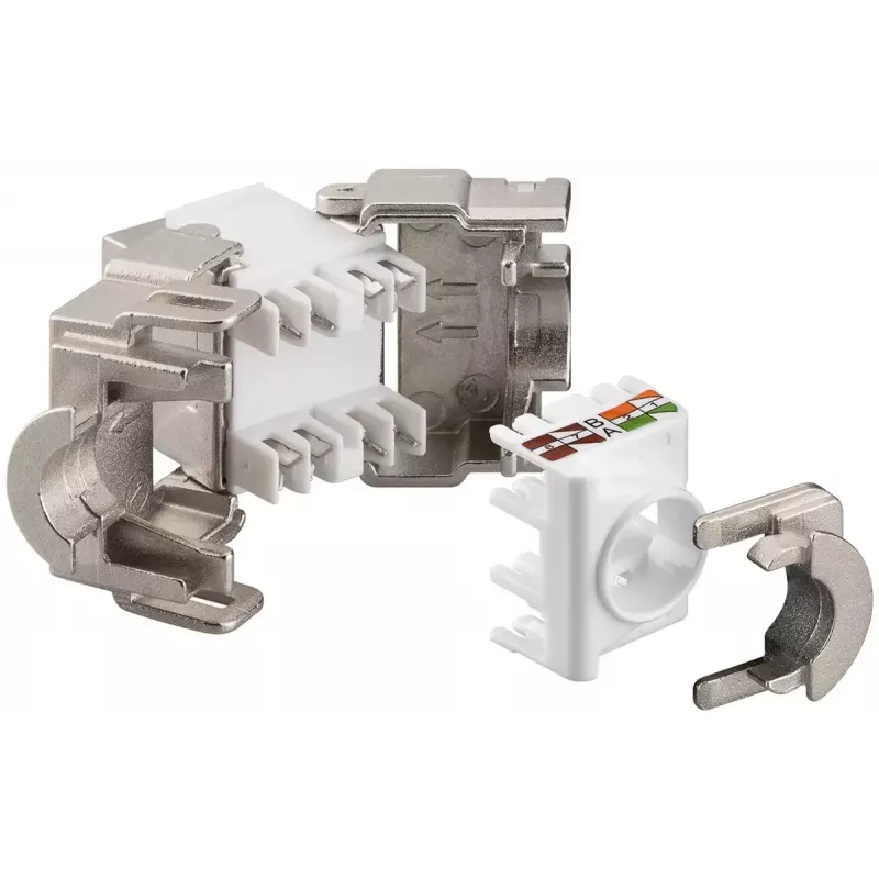 Keystone-moduuli RJ45 CAT 6A STP Goobay 95900