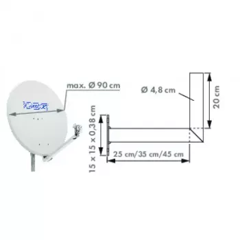 WAH25A 001 ruostumaton teräs alumiini Schwaiger