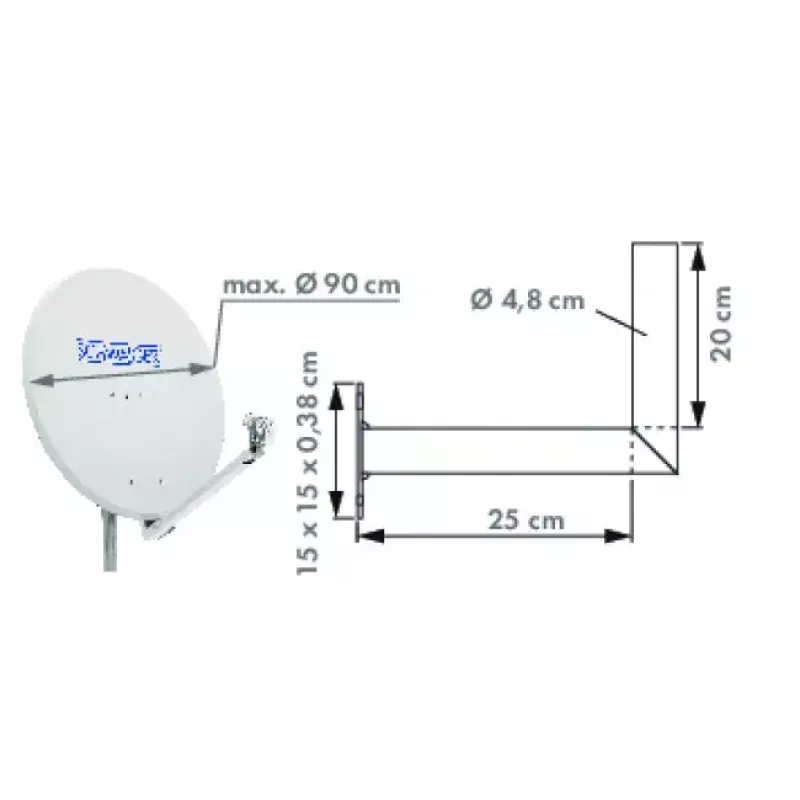 WAH25A 001 ruostumaton teräs alumiini Schwaiger