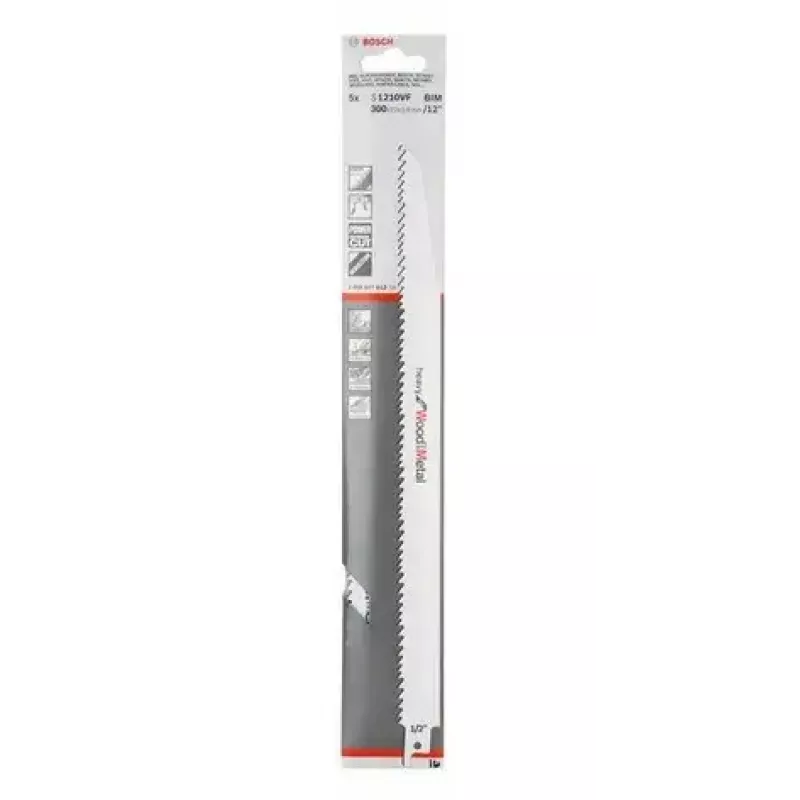 Puukkosahanterä Bosch S 1210 VF bimetal 30 cm 5-8 TPI