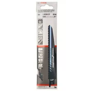 Puukkosahanterä Bosch S 930 CF bimetal 1 kpl 8 10 TPI