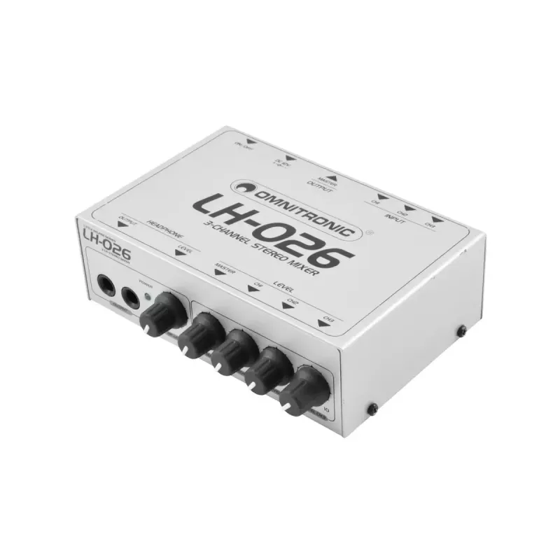 Audiomikseri Omnitronic 10355026 3 kanavaa 20 - 20000 Hz valkoinen