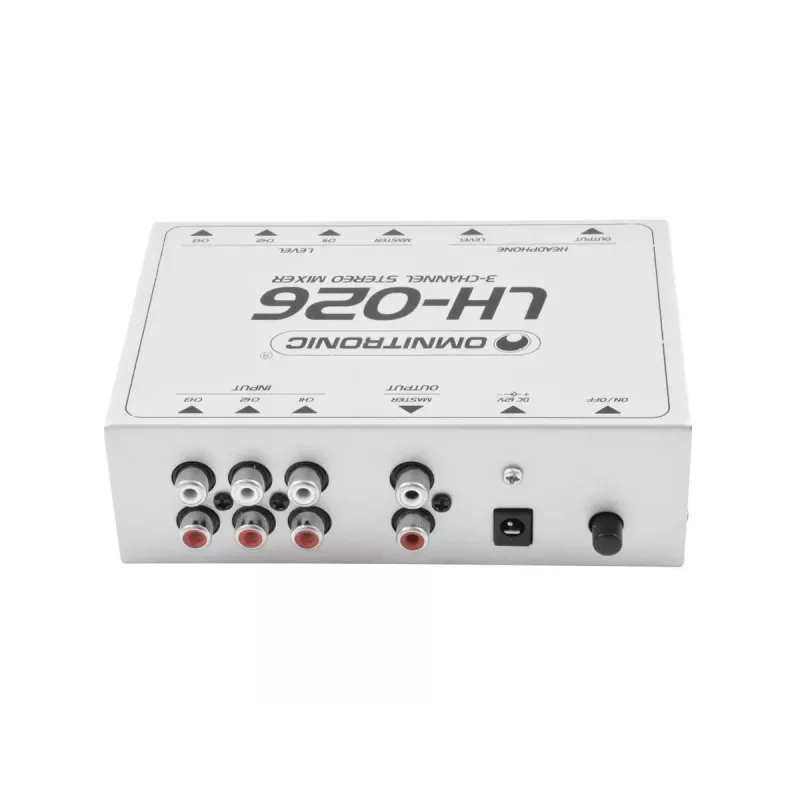Audiomikseri Omnitronic 10355026 3 kanavaa 20 - 20000 Hz valkoinen