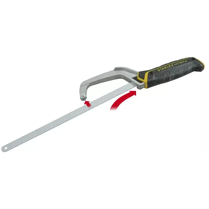 Pistosaha Stanley 0-15-211 25 cm musta keltainen muovikahva