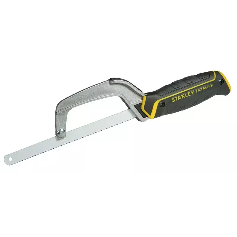 Pistosaha Stanley 0-15-211 25 cm musta keltainen muovikahva