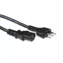 Virtakaapeli ACT Powercord italialainen uros - C13 musta 2,5 m