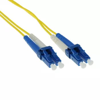 ACT 15 m LSZH Singlemode 9/125 OS2 kuitu-patchkaapeli Duplex LC-liittimillä