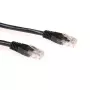 ACT musta 2 m U/UTP CAT6A -patchkaapeli RJ45-liittimillä