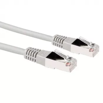 ACT harmaa 0,5 metrin LSZH F/UTP CAT5E verkkokaapeli RJ45-liittimillä