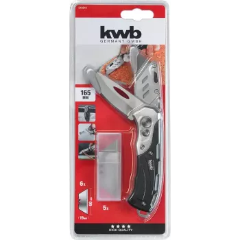 KWB 016910 monitoimiveitsi, lukittuva terä, musta, Drop-Point