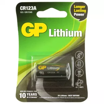 Kertakäyttöparisto GP Batteries 070CR123AEC1