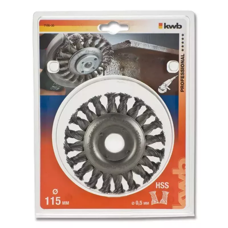 Teräsharjalaikka KWB 719530 11,5 cm