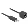 Sarjaliitäntäkaapeli DeLOCK 64164 USB 2.0 Type-A - RS-232 RJ45 1 m musta