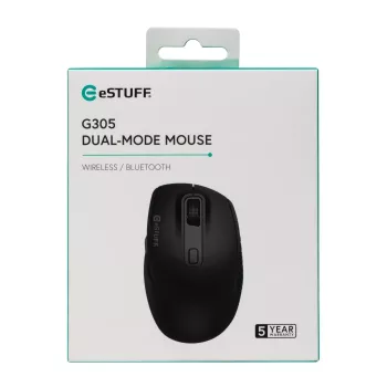 eSTUFF GLB214002 hiiri toimisto oikeakätinen RF langaton + Bluetooth IR-LED 1800 DPI
