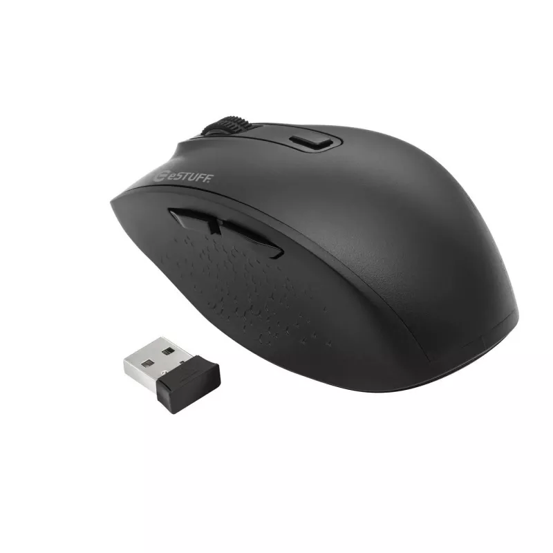 eSTUFF GLB214002 hiiri toimisto oikeakätinen RF langaton + Bluetooth IR-LED 1800 DPI