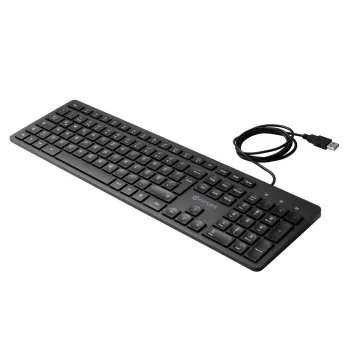 eSTUFF GLB211402 näppäimistö toimisto USB QWERTZ saksa musta