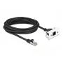 DeLOCK verkkoverkkokaapeli 5 m Cat.6A S/FTP RJ45 musta