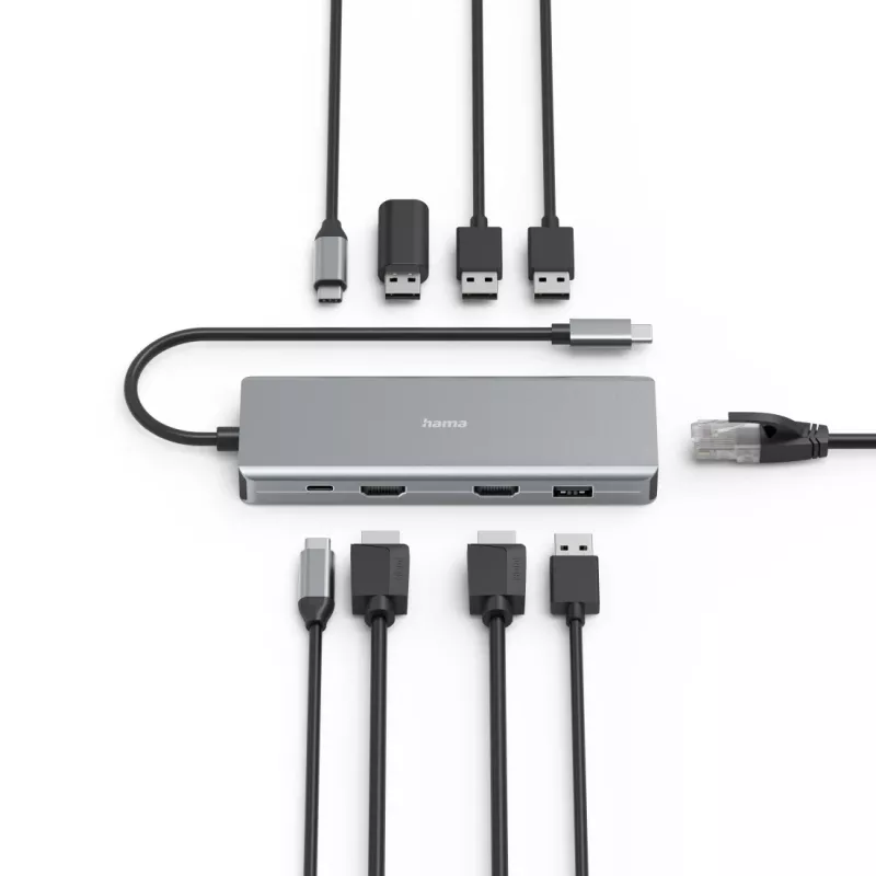 Hama CONNECT2Media USB Type-C 5000 Mbit/s antrasiitti