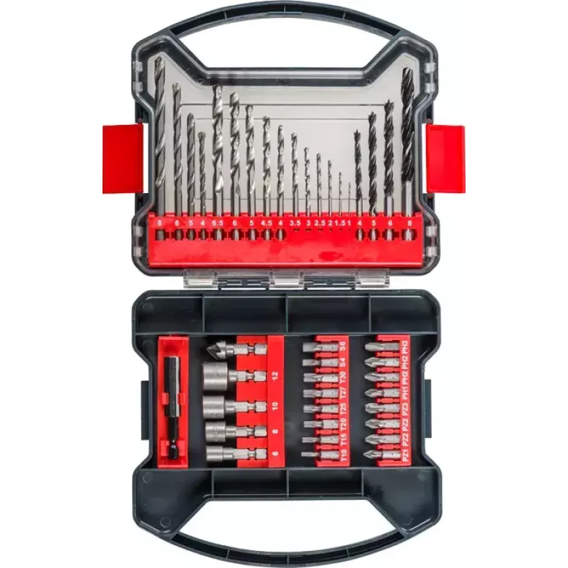 KWB 109104 -ruuvauskärkisarja, 41 osaa, Phillips, Pozidriv, Torx