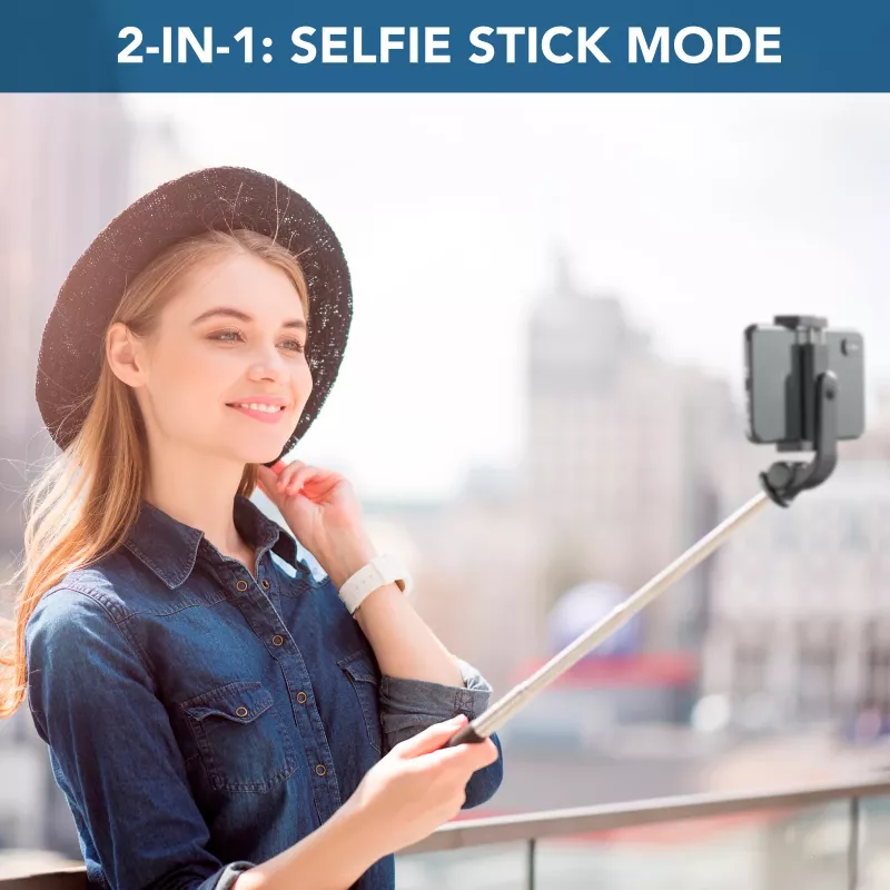 Cellularline Freedom - yleisjalustallinen Bluetooth® selfie-tikku