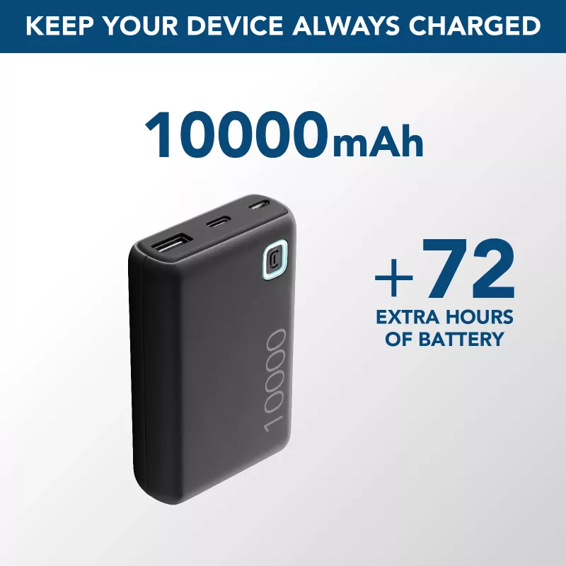 Cellularline Powerbank ESSENCE 10000 10000mAh kannettava laturi