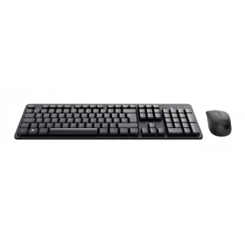 Trust TKM-360 näppäimistö hiiri sisältyy toimisto RF langaton QWERTZ saksa musta