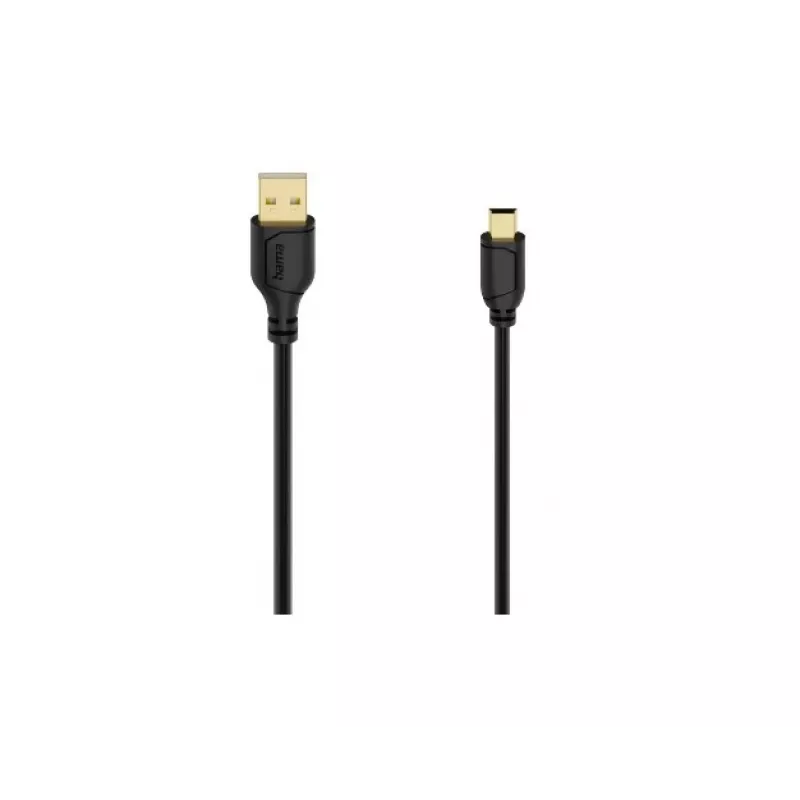 Hama 00074262 USB-kaapeli USB 2.0 0,75 m USB A Mini-USB B musta