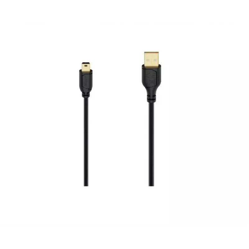Hama 00074262 USB-kaapeli USB 2.0 0,75 m USB A Mini-USB B musta