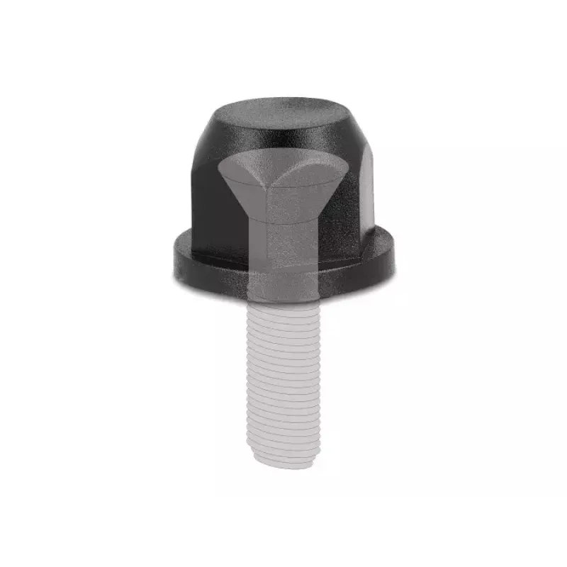 DeLOCK M12 kierteensuojus musta 2 kpl nailon