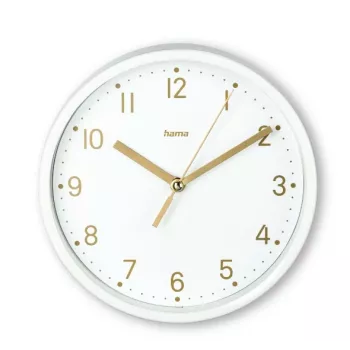 Hama 00185869 seinä-/pöytäkello analoginen kello pyöreä valkoinen