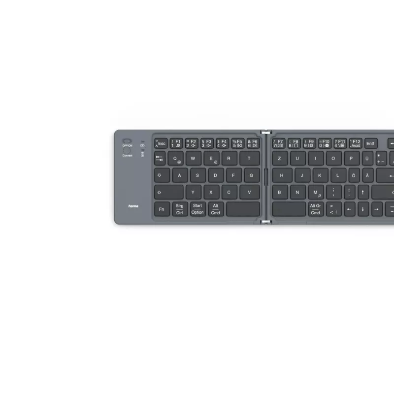 Hama Travel 450 QWERTZ saksa Bluetooth musta, tummanharmaa