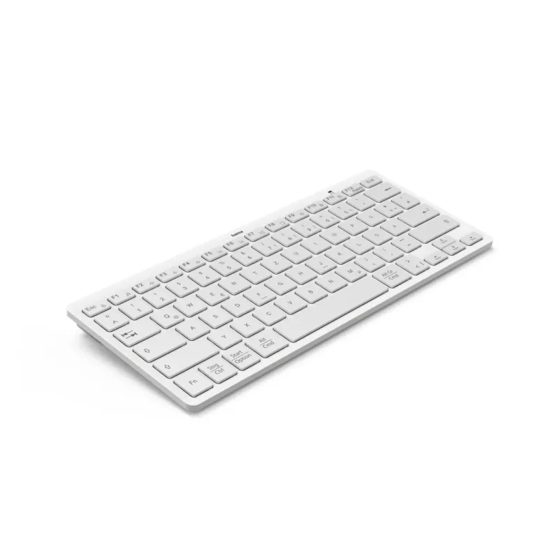 Hama Travel 400 QWERTZ saksa Bluetooth harmaa, valkoinen