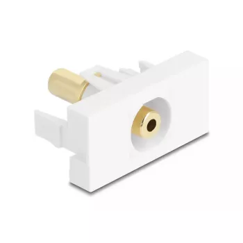 Pistorasia DeLOCK 90843 2 x 3,5 mm kaapeliliitin valkoinen