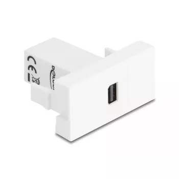 DeLOCK 90842 Mini DisplayPort liitin pistoke valkoinen pistoke-pistoke